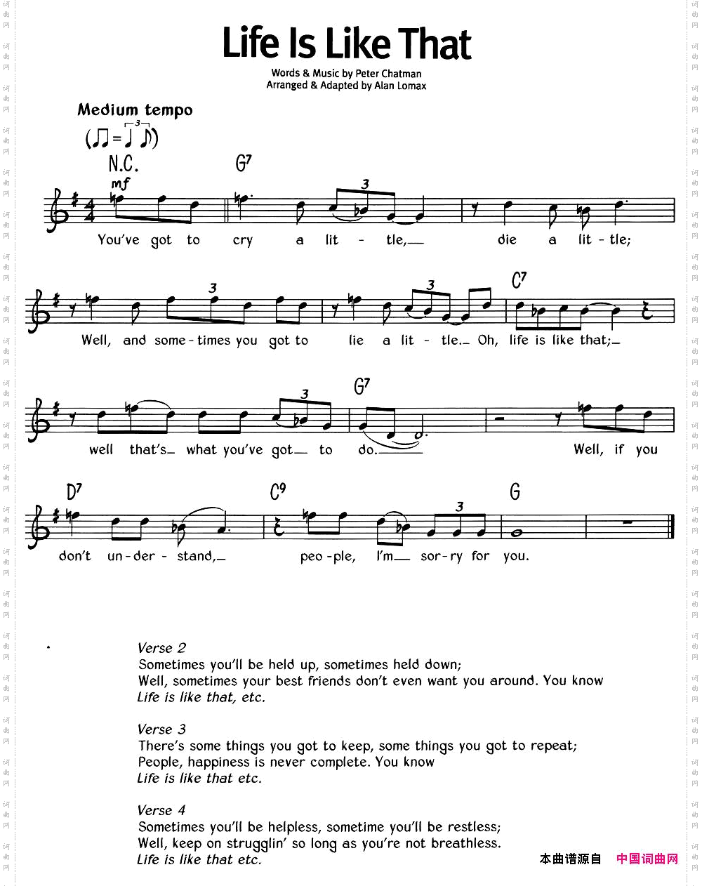 蓝调音乐：LifeIsLikeThat