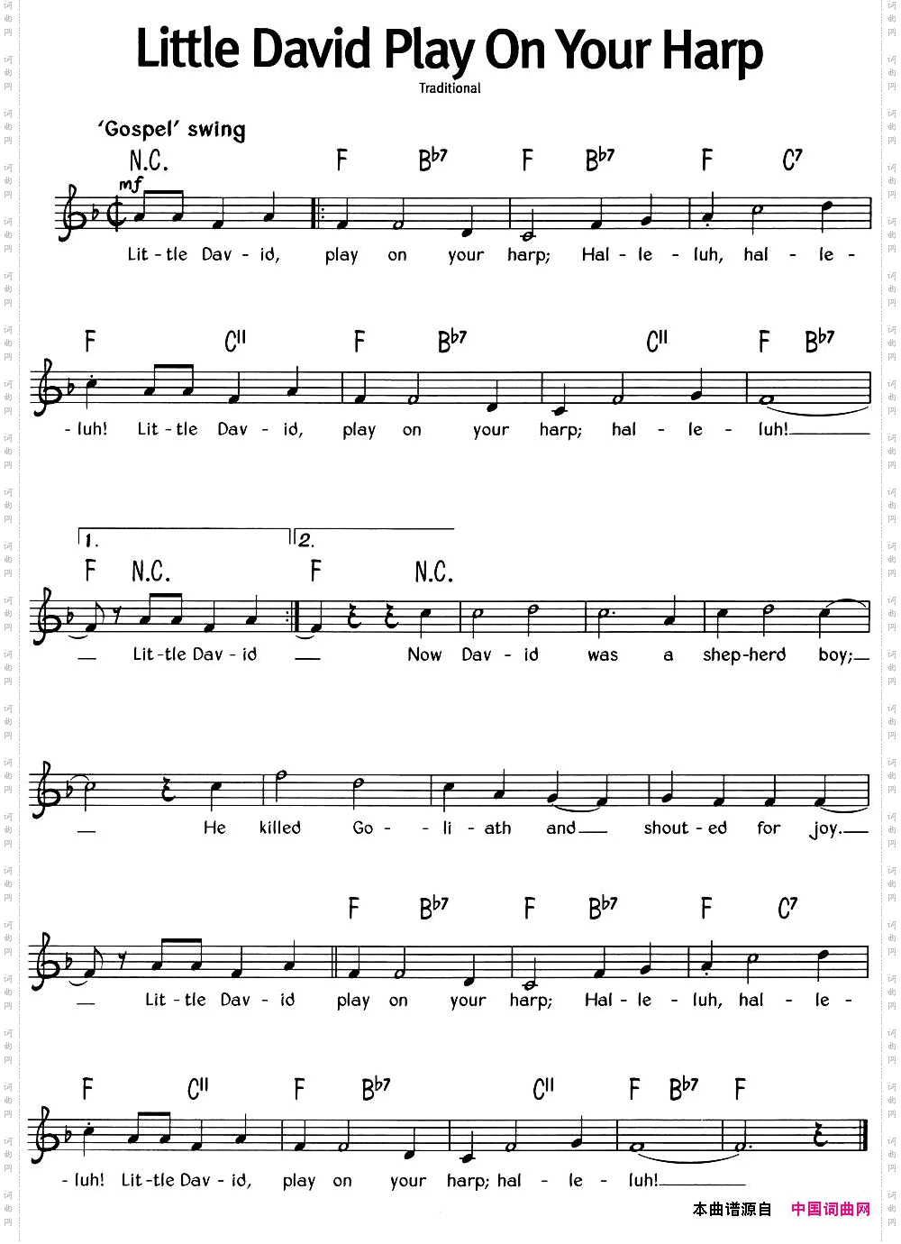 蓝调音乐：LittleDavidPlayOnYourHarp