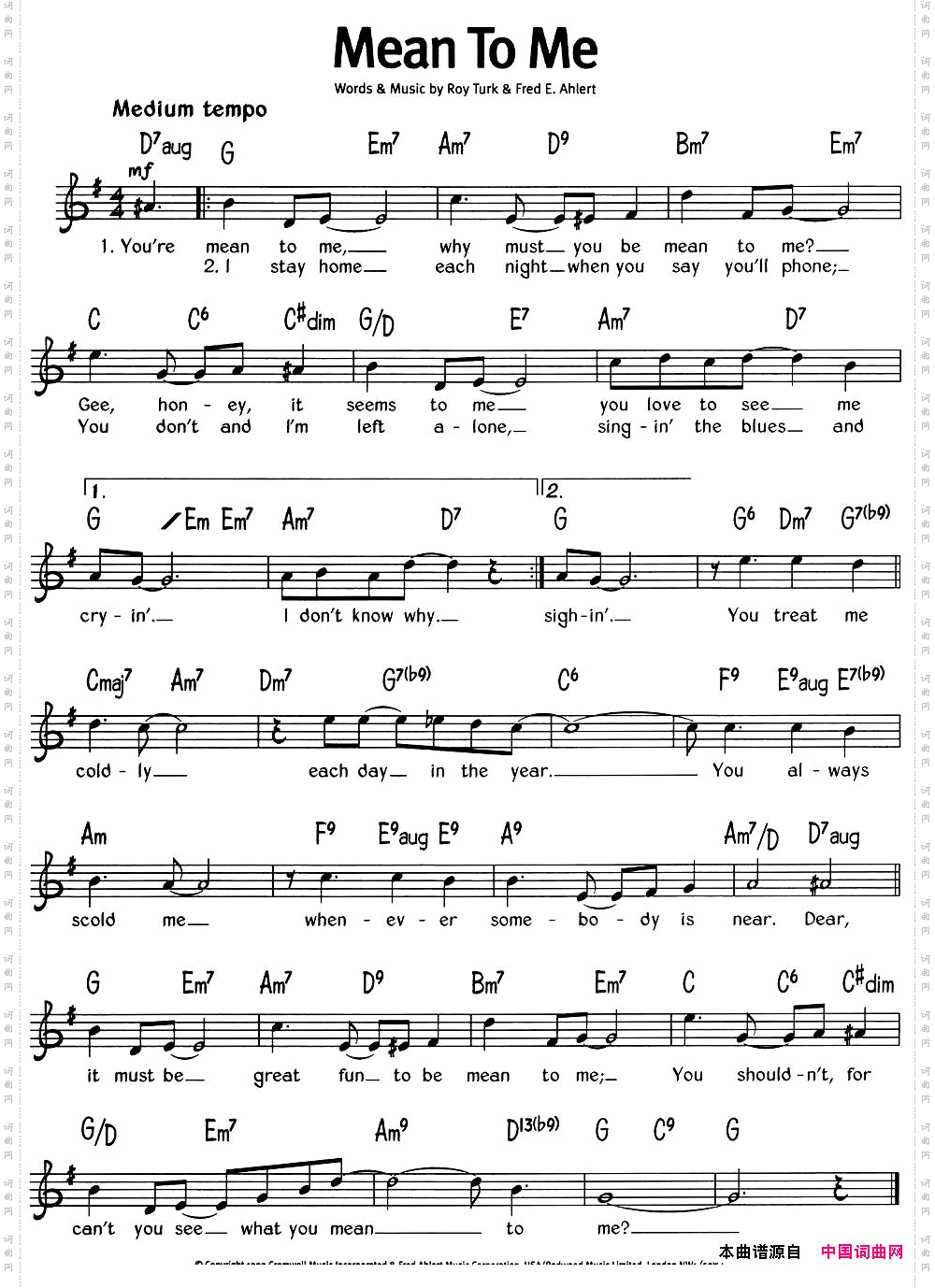 蓝调音乐：MeanToMe