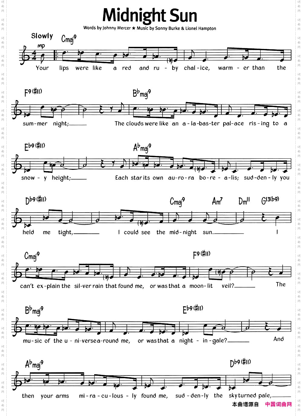 蓝调音乐：MidnightSun