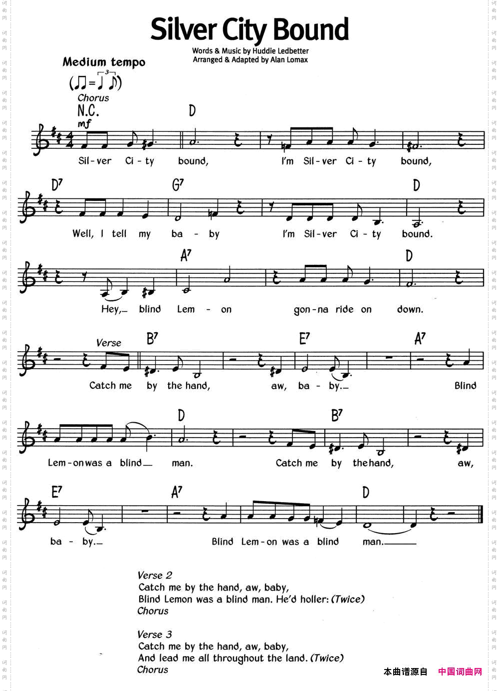 蓝调音乐：SilverCityBound