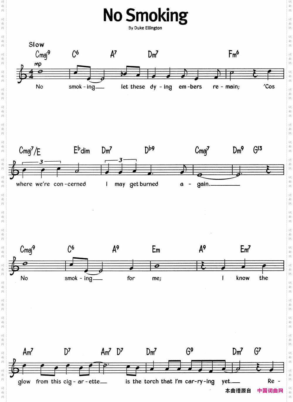 蓝调音乐：NoSmoking