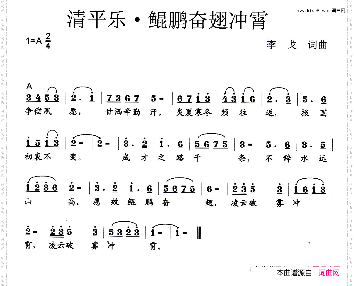 清平乐·鲲鹏奋翅冲霄