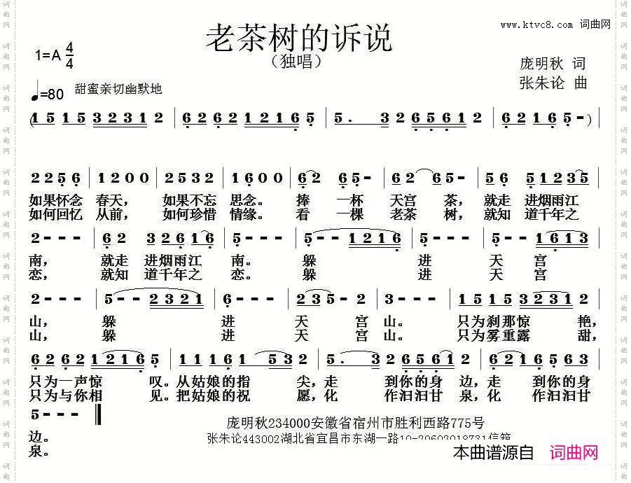 老茶树的诉说