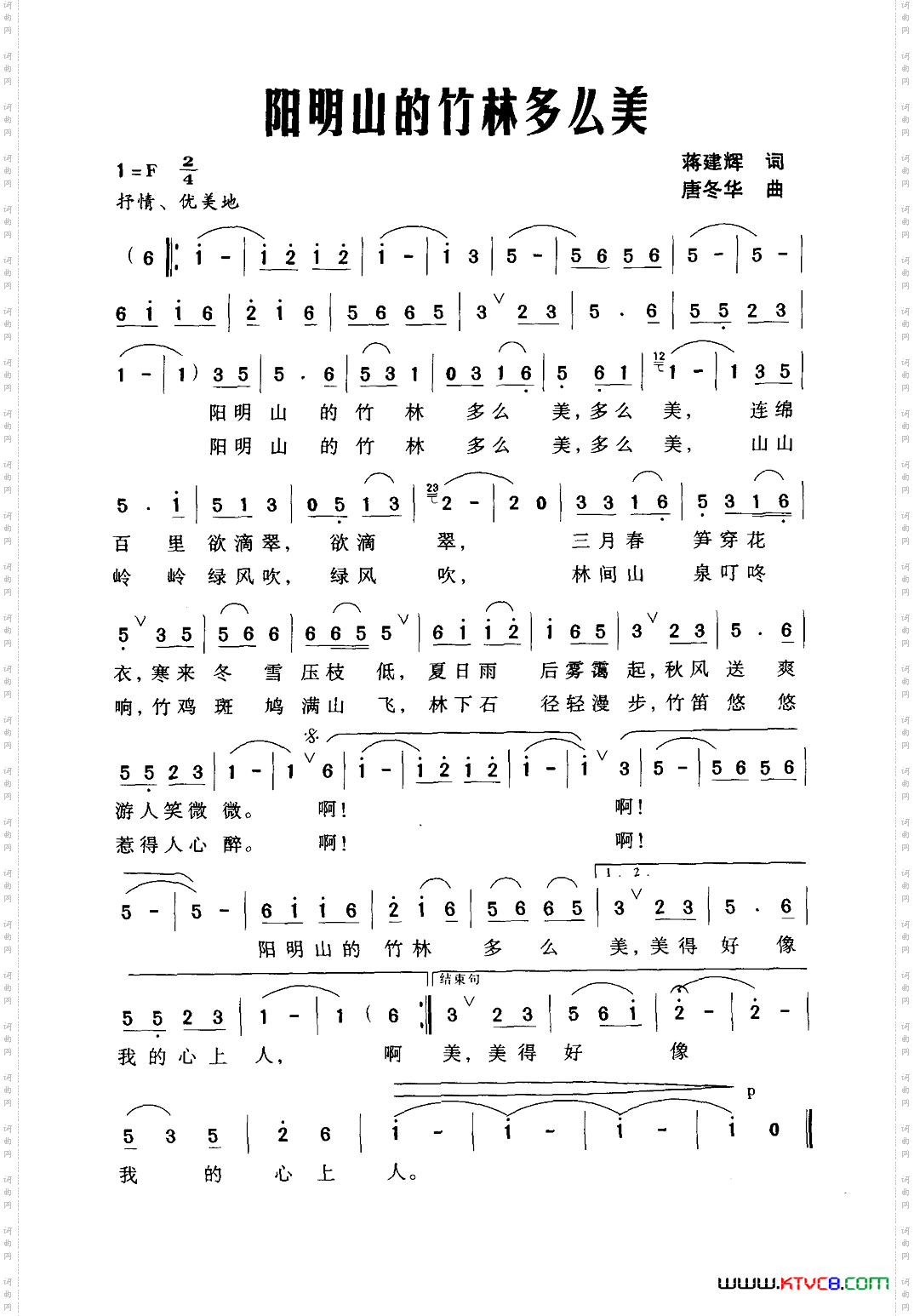 阴明山的竹林多么美