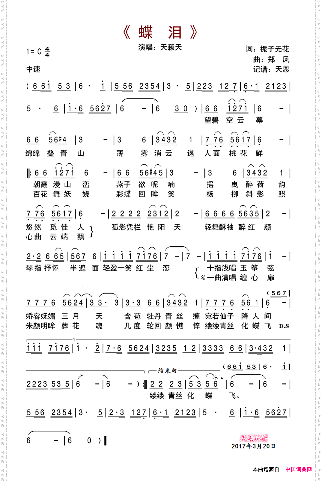 蝶泪