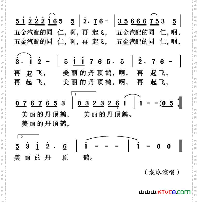 美丽的丹顶鹤