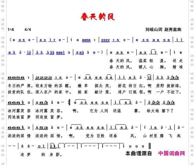 春天的风