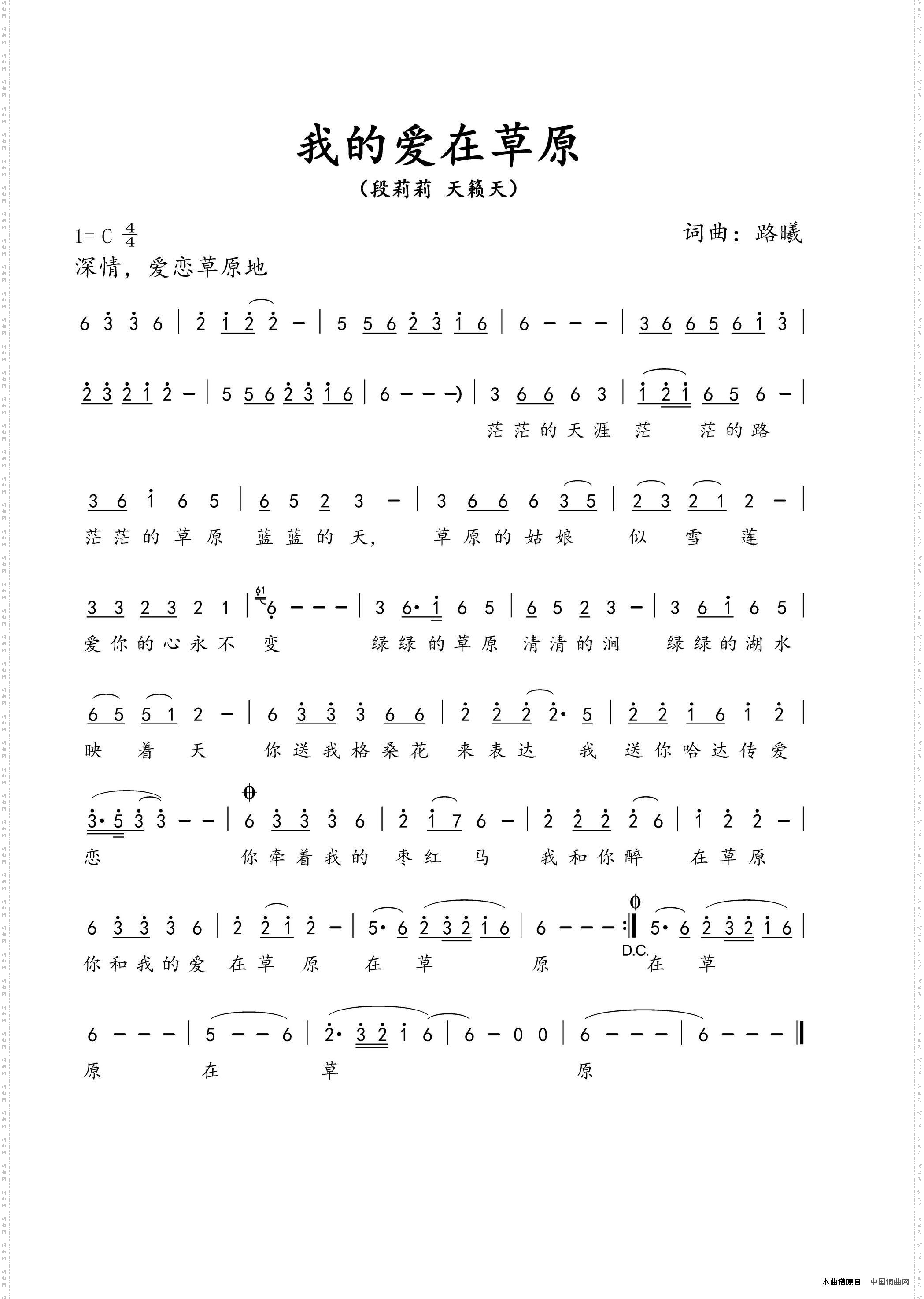 我的爱在草原
