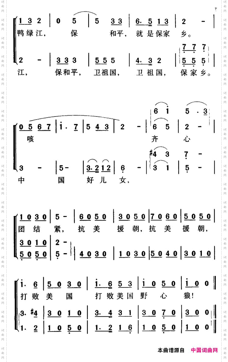 军歌金曲：中国人民志愿军战歌