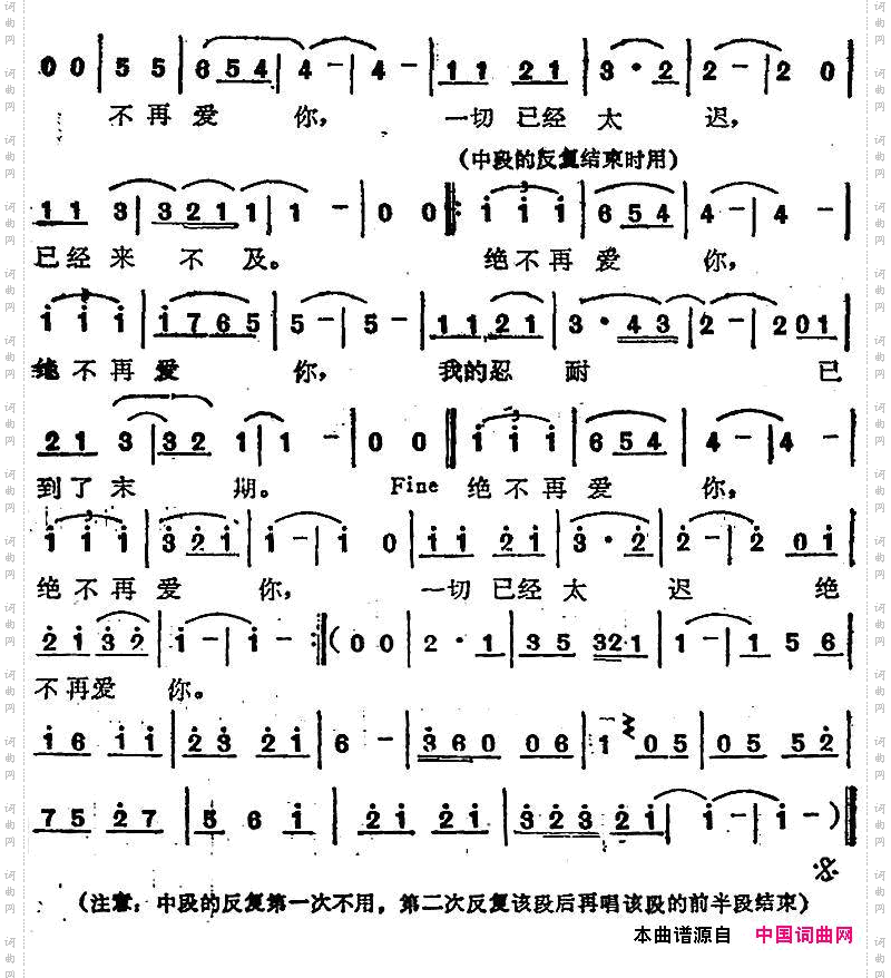 苏芮演唱金曲：绝不再爱你