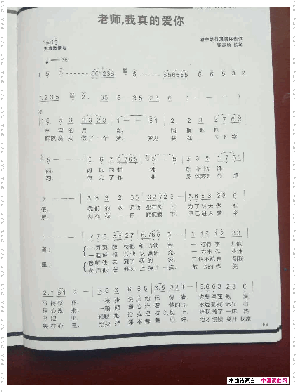 老师，我真的爱你