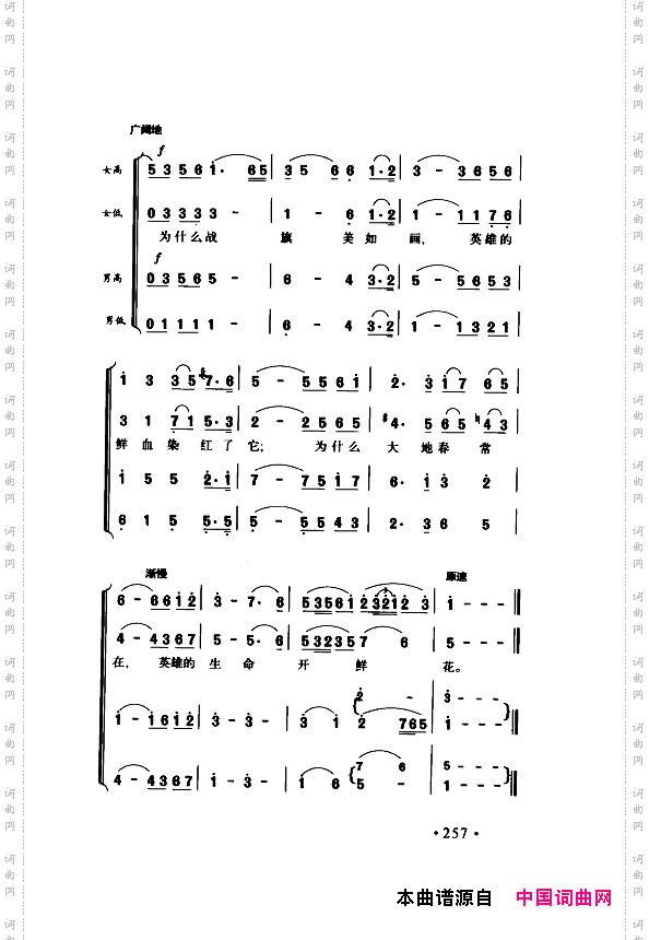 颂歌献给伟大的党歌曲集251-300