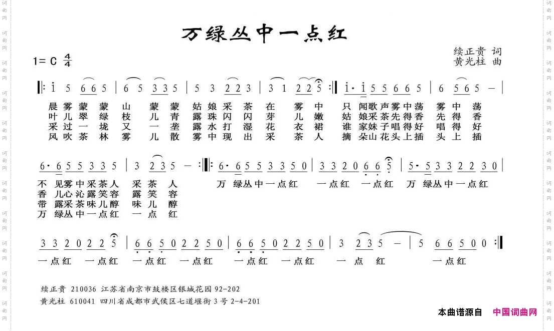 万绿丛中一点红