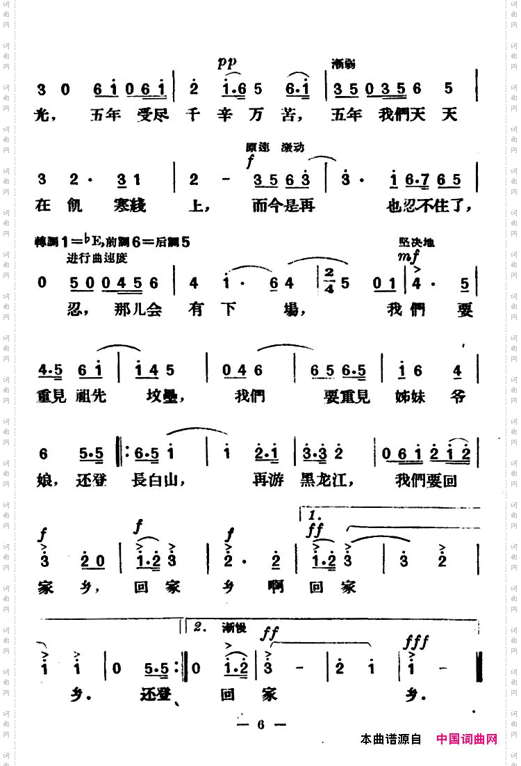 你问我们的家乡吗