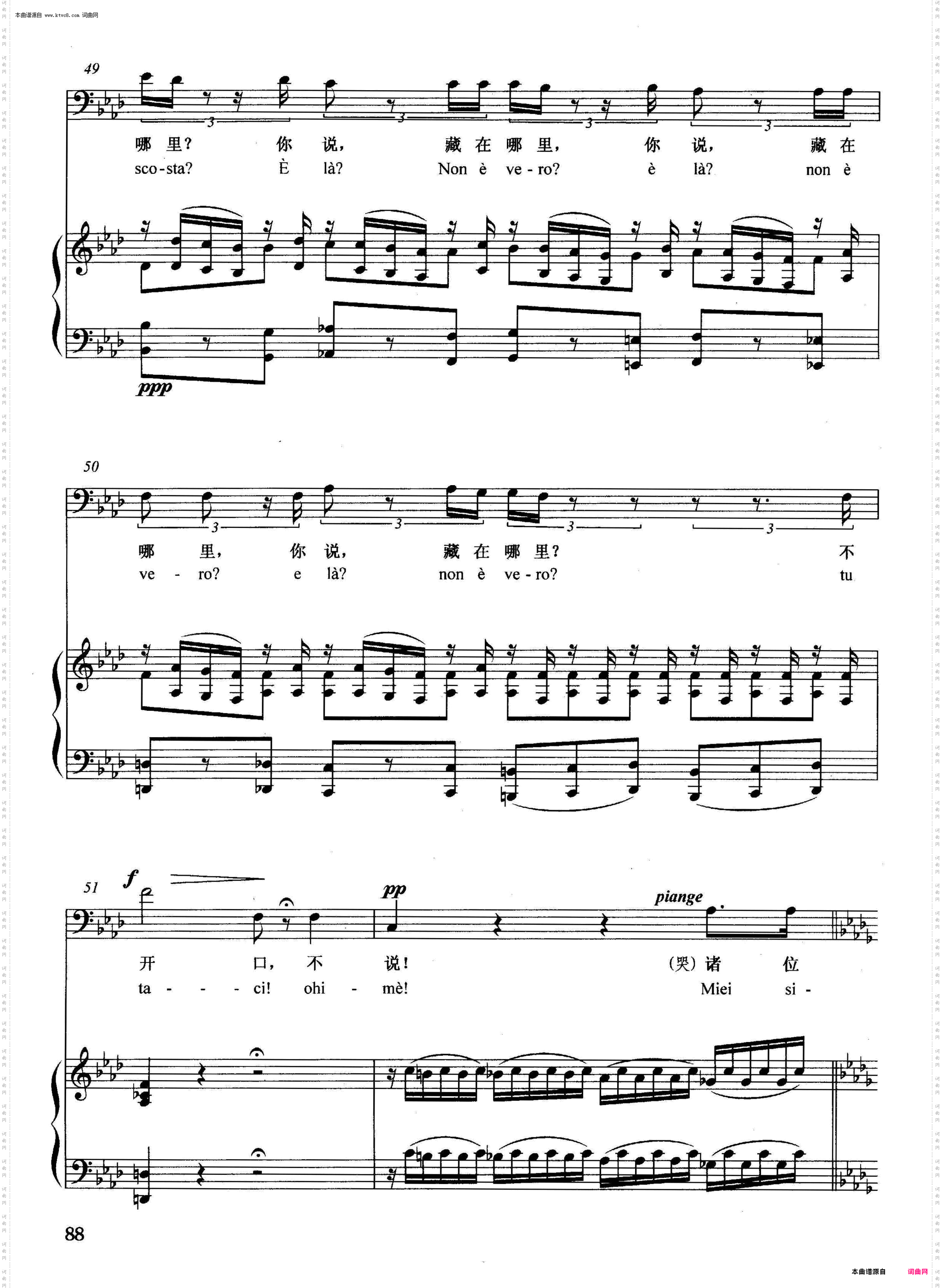 你们这些狗强盗_【意】正谱选自歌剧《弄臣》