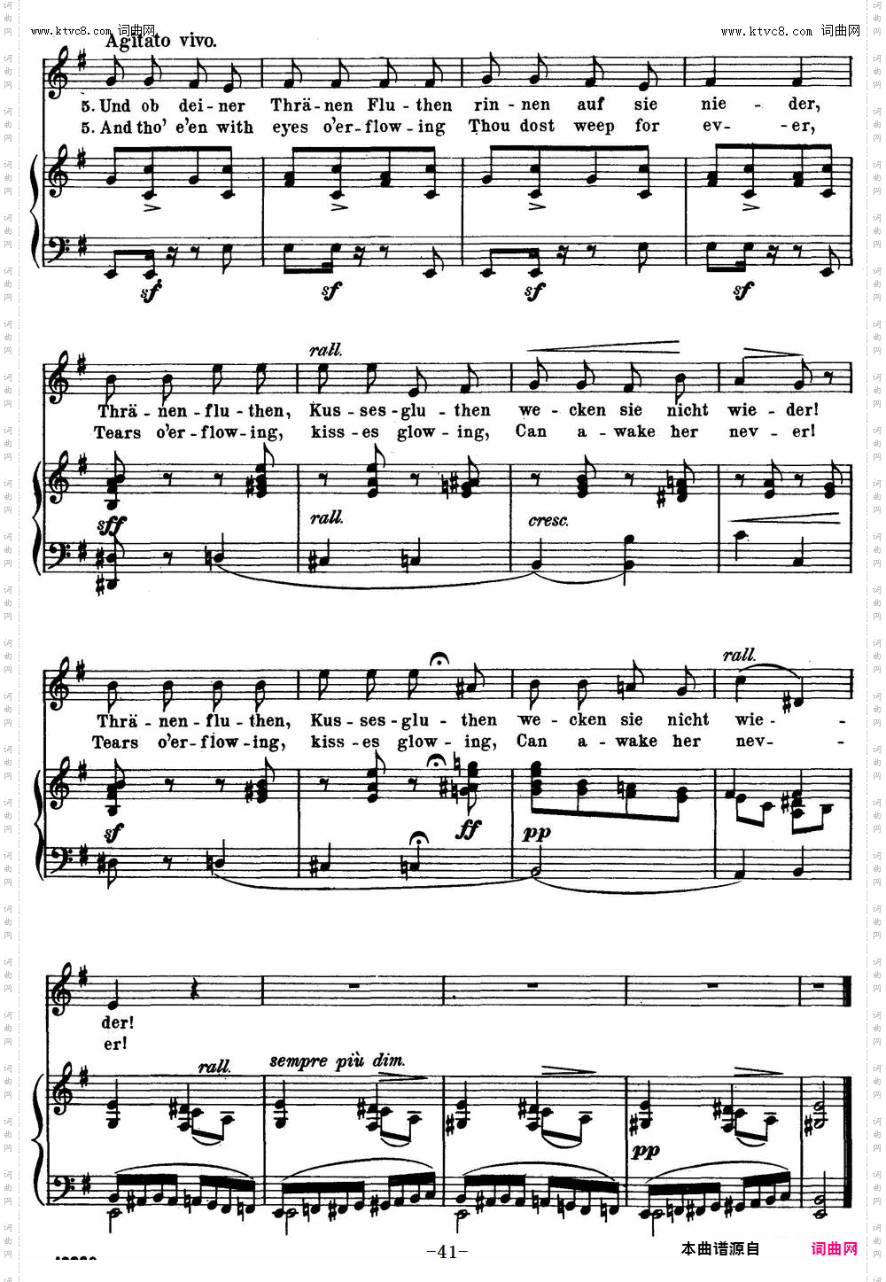 Chopin-17 Polish Songs Op·74，No·15 Die Heinmkehr·Homeward·钢琴伴奏谱