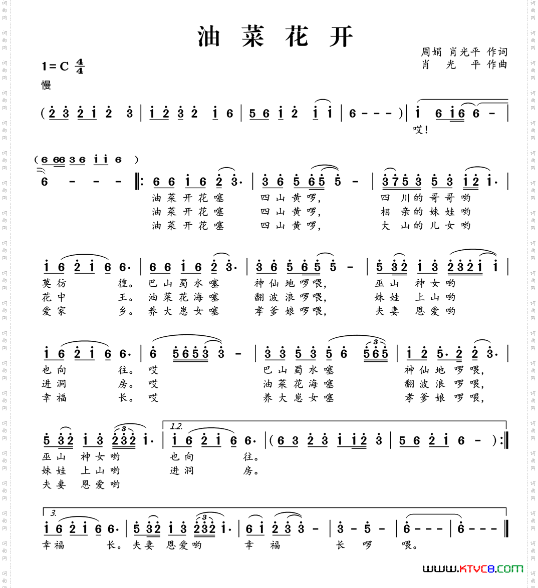 油菜花开