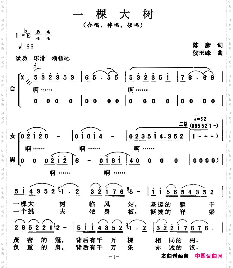 一棵大树