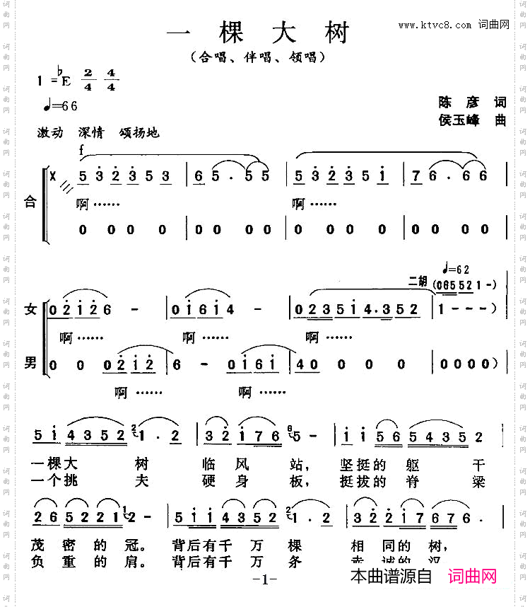 一棵大树