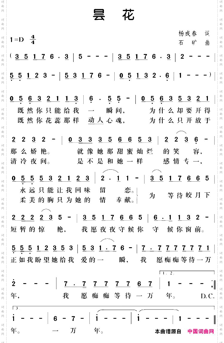 昙花