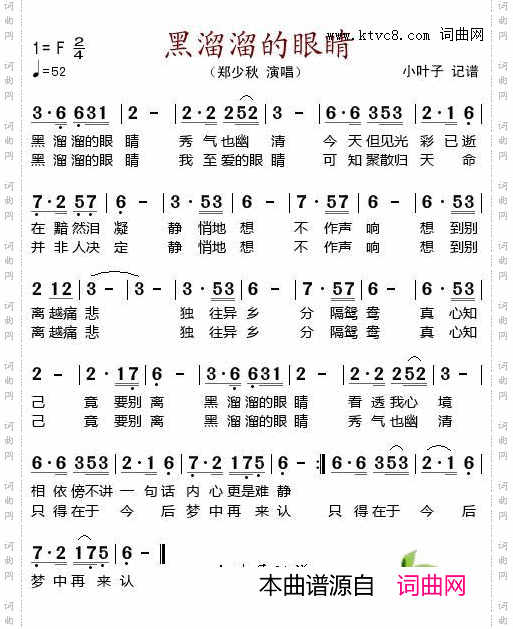黑溜溜的眼睛