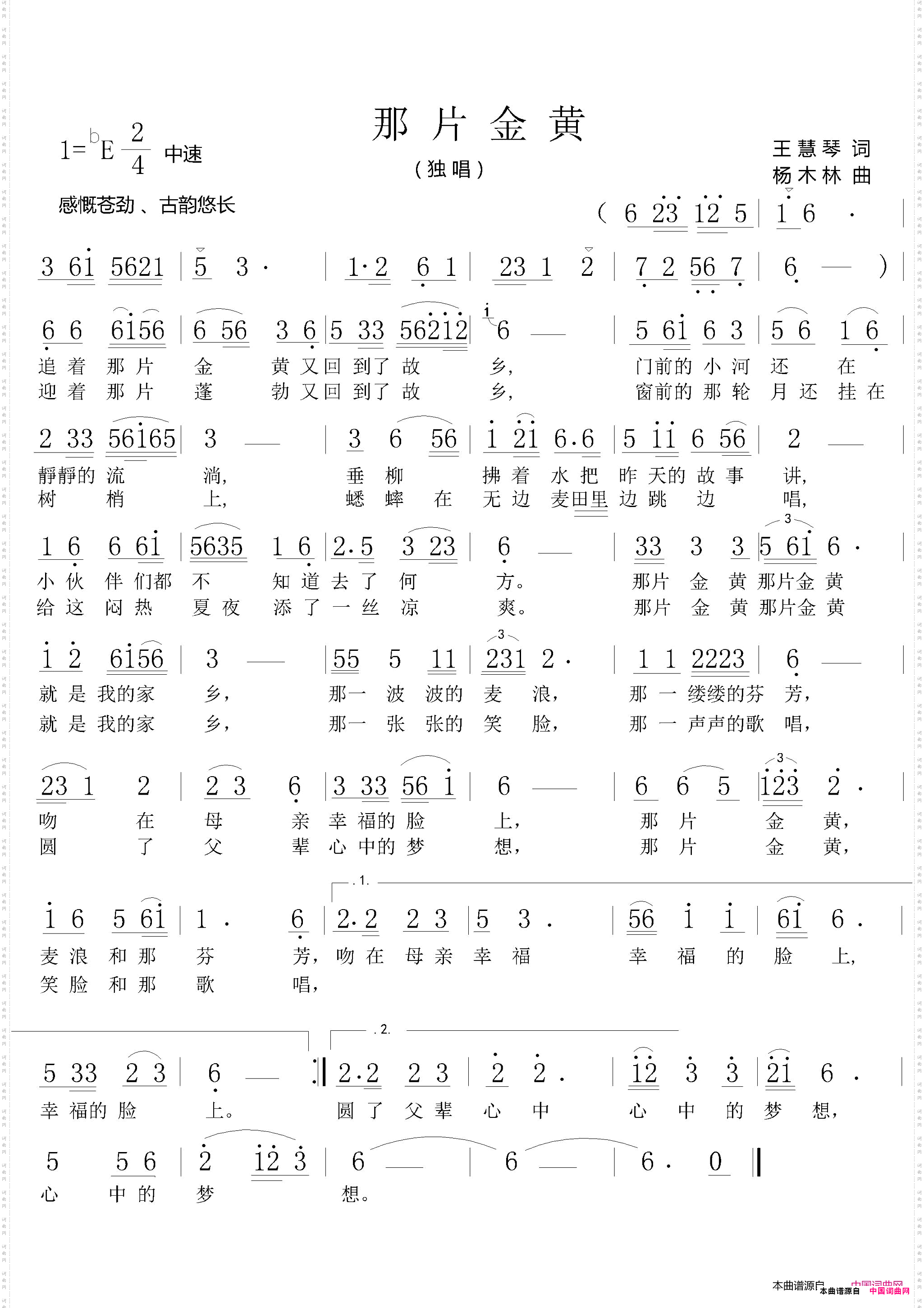 那片金黄