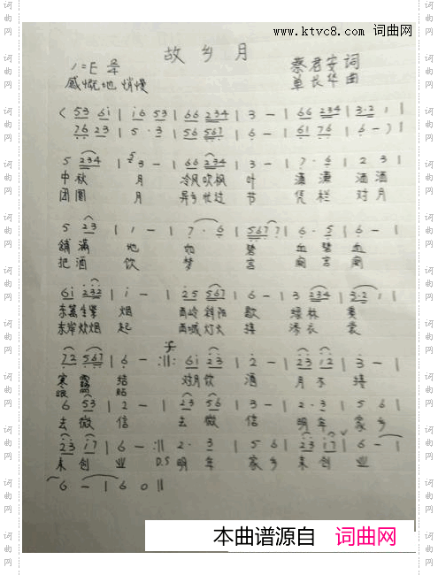 故乡月