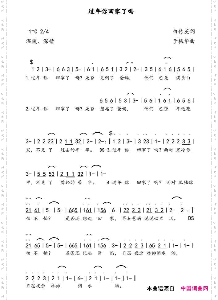 过年你回家了吗