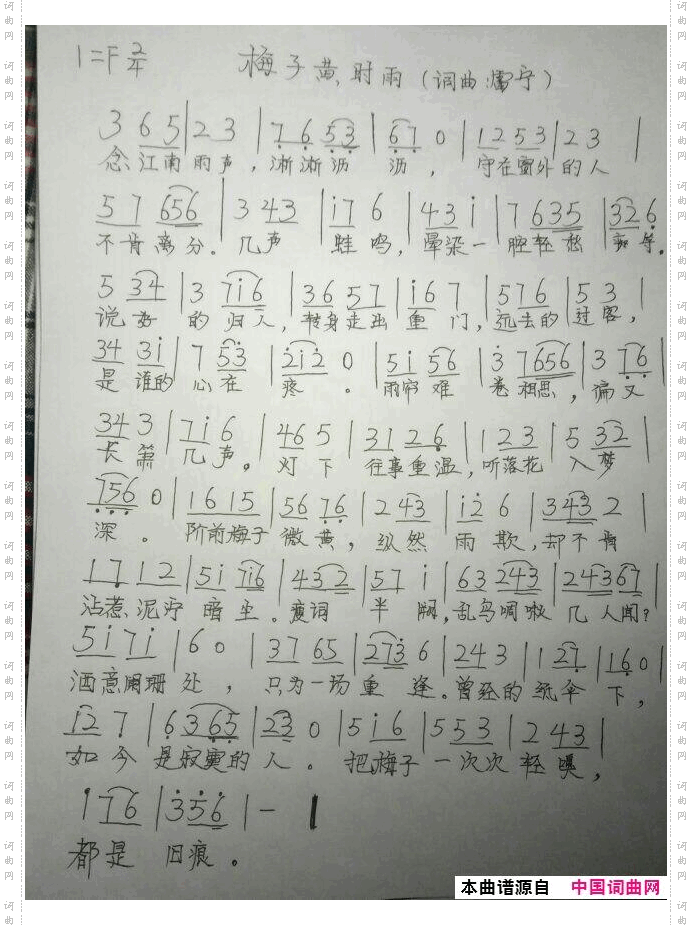 梅子黄时雨