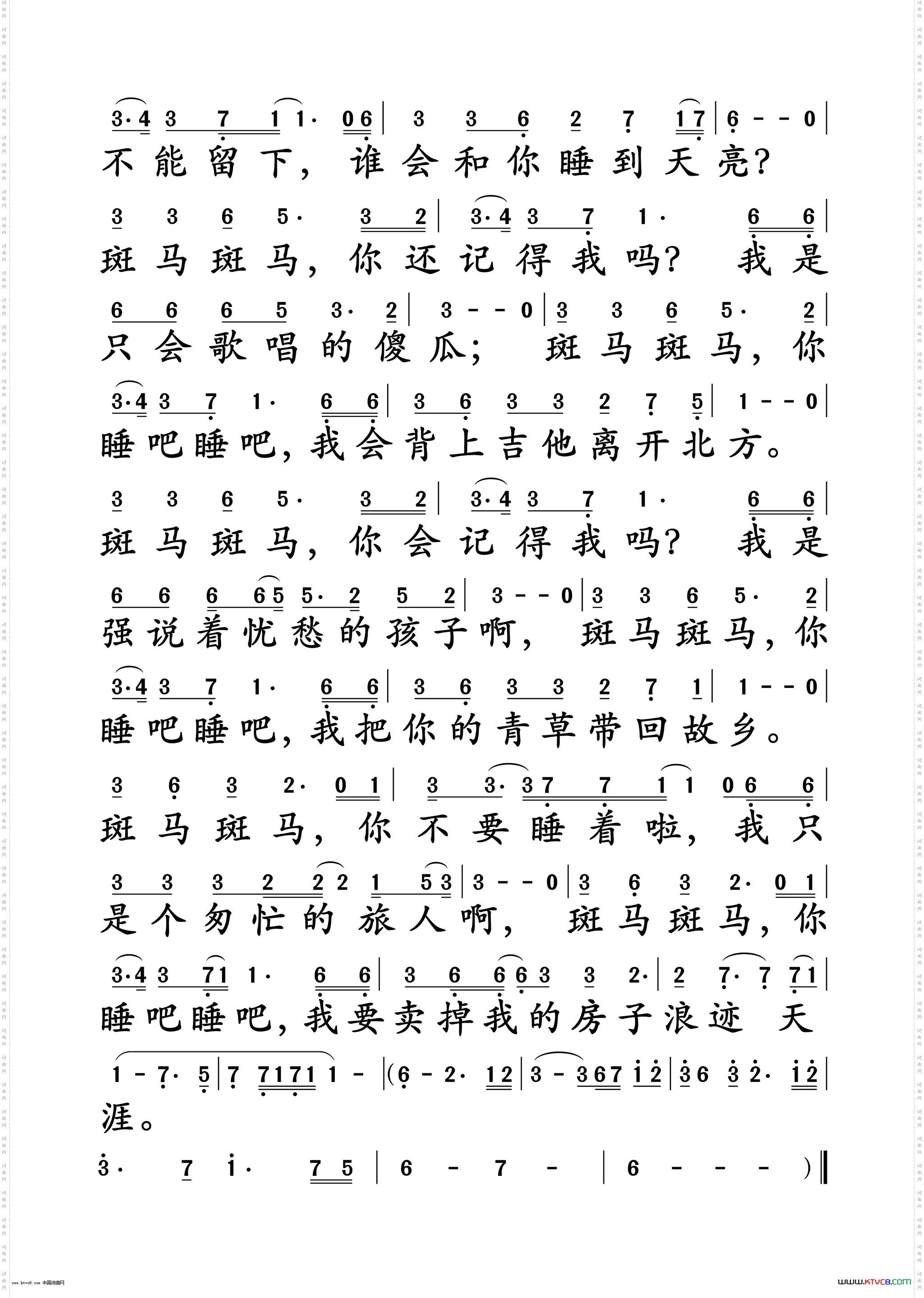 斑马斑马