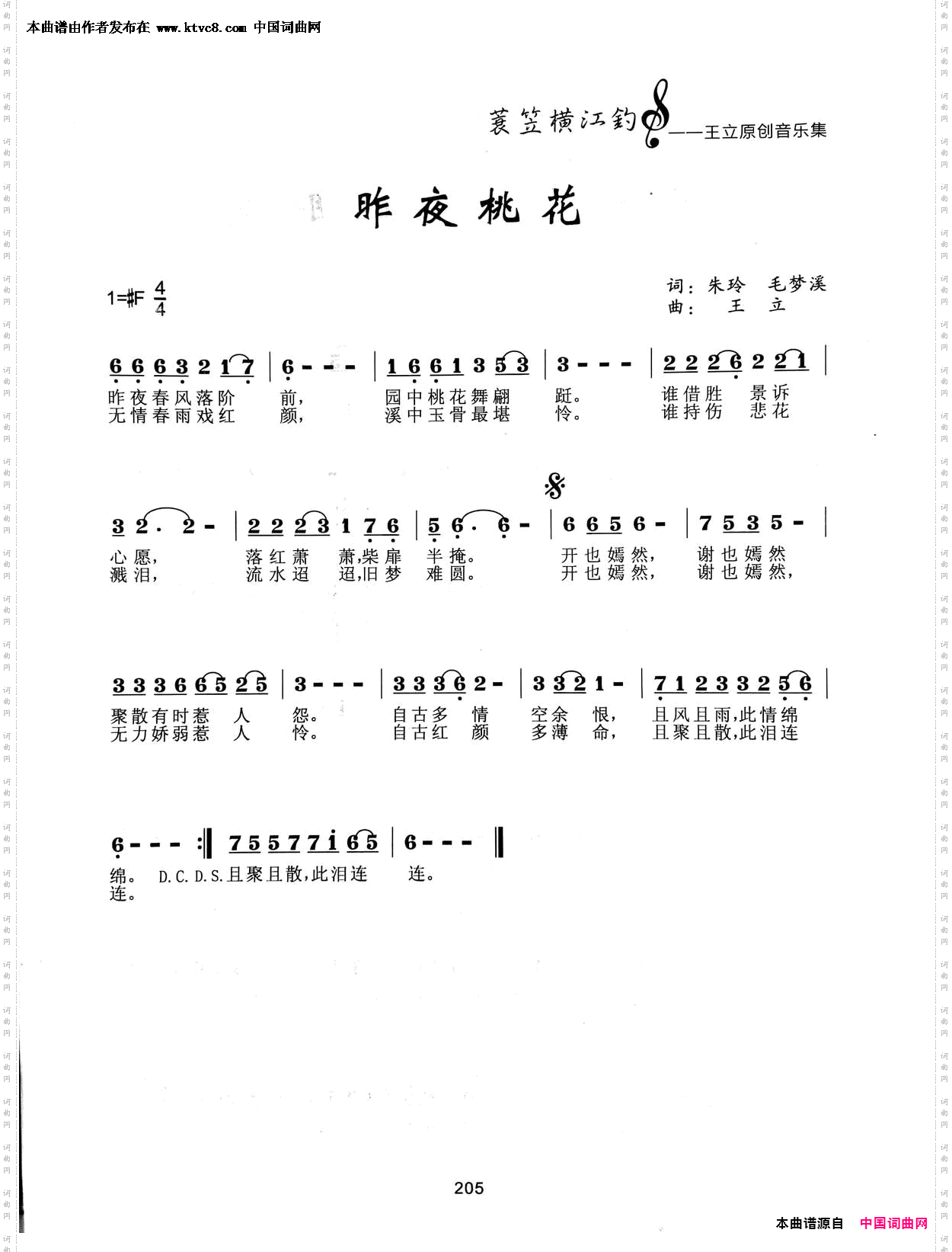 昨夜桃花