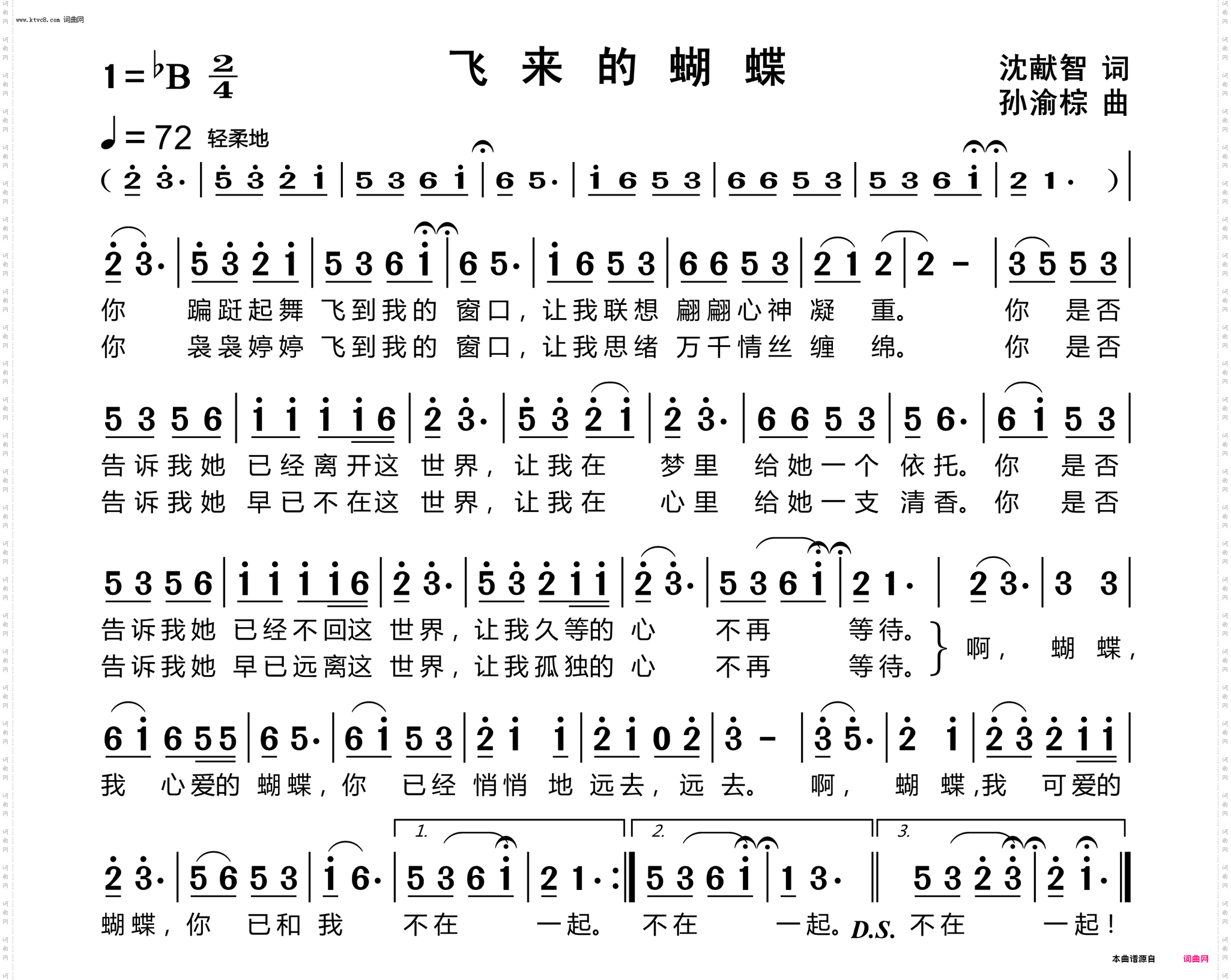 飞来的蝴蝶