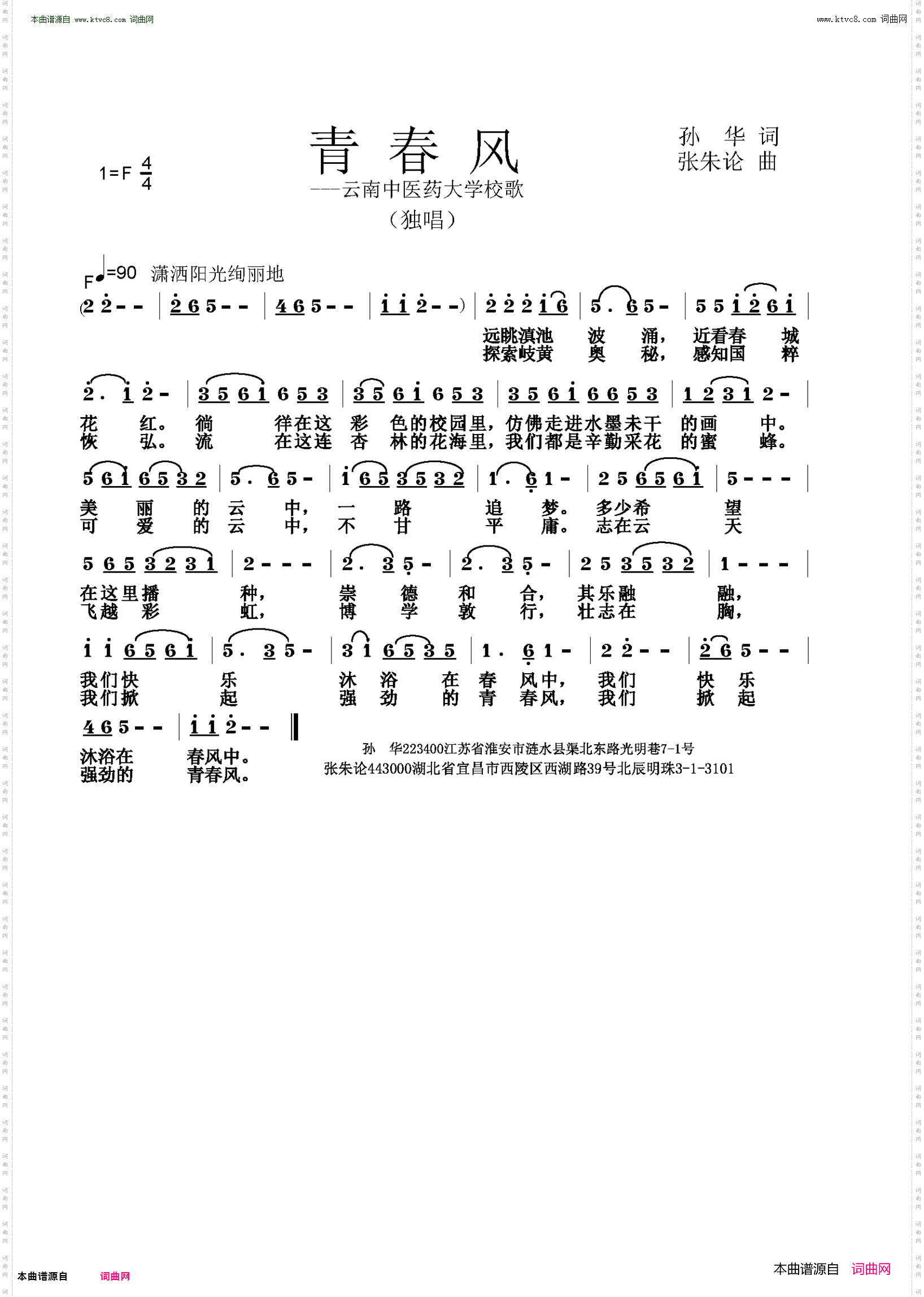 青春风