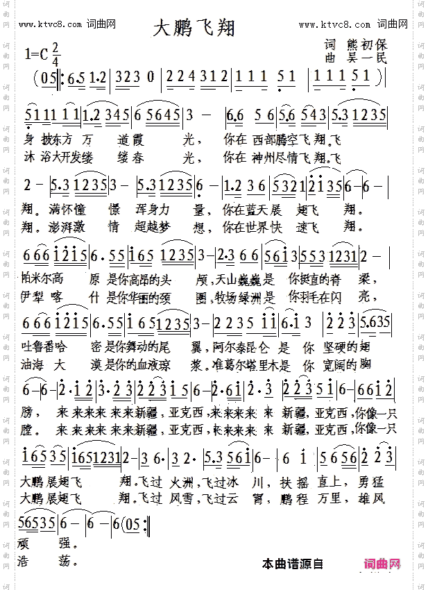 大鹏飞翔