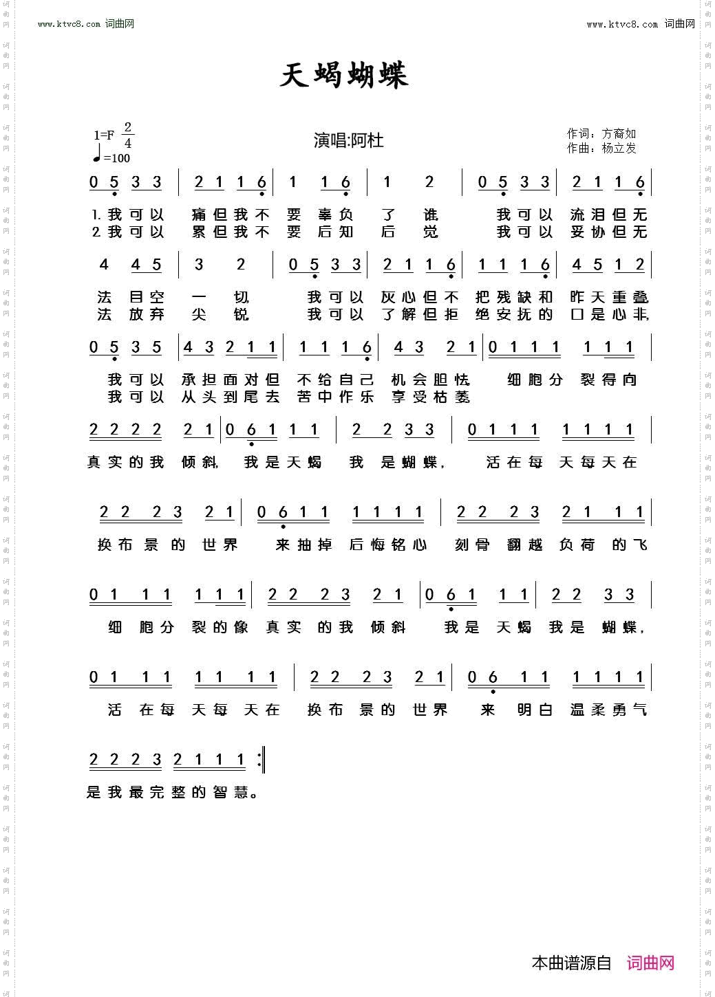 天蝎蝴蝶