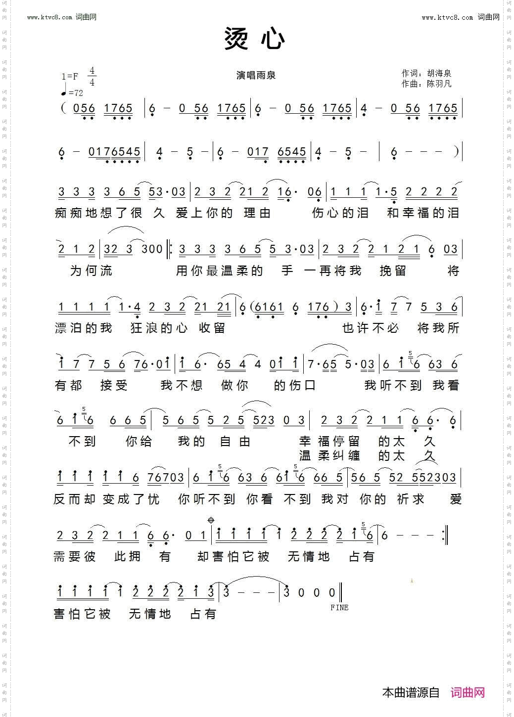 烫心