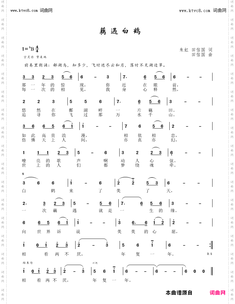 藕遇白鹤