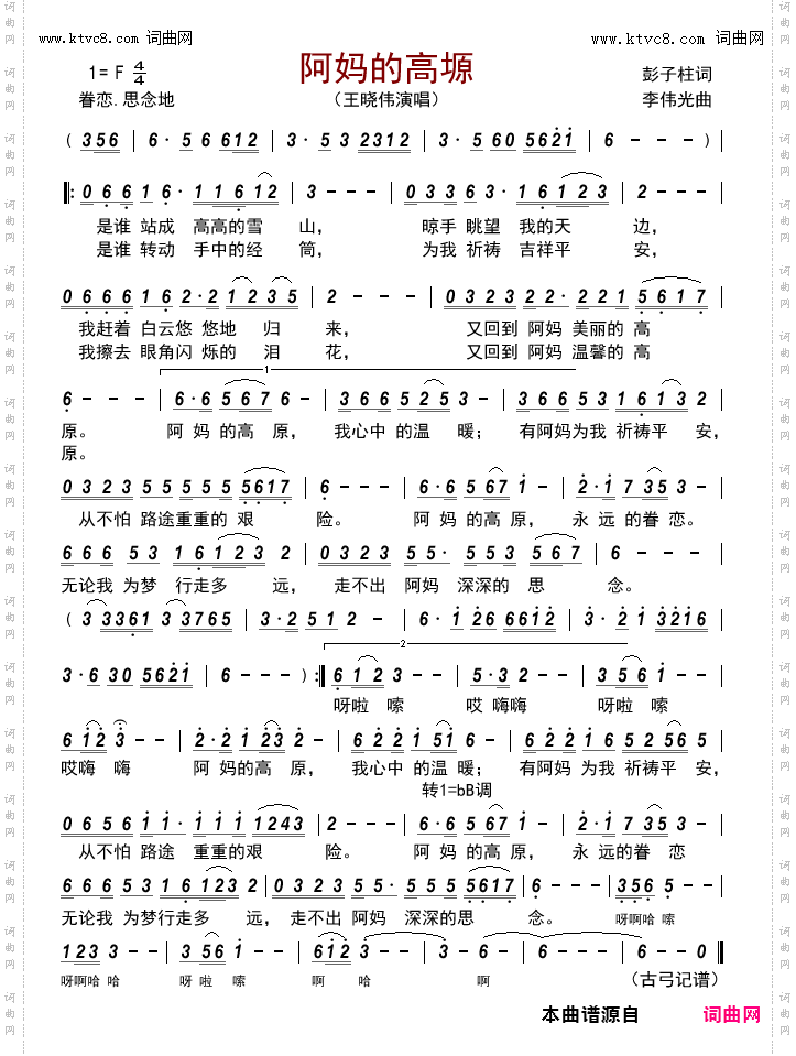 阿妈的高塬