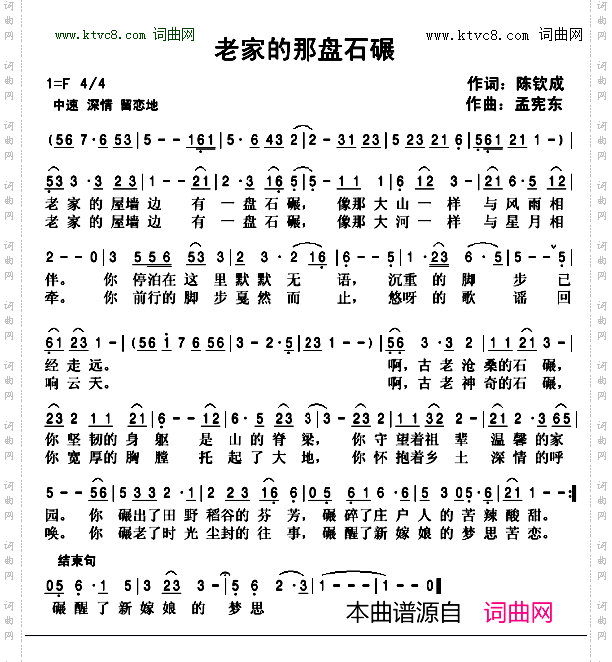 老家的那盘石碾