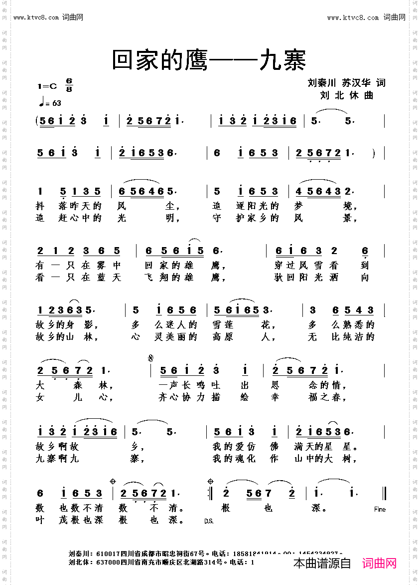回家的鹰——九寨