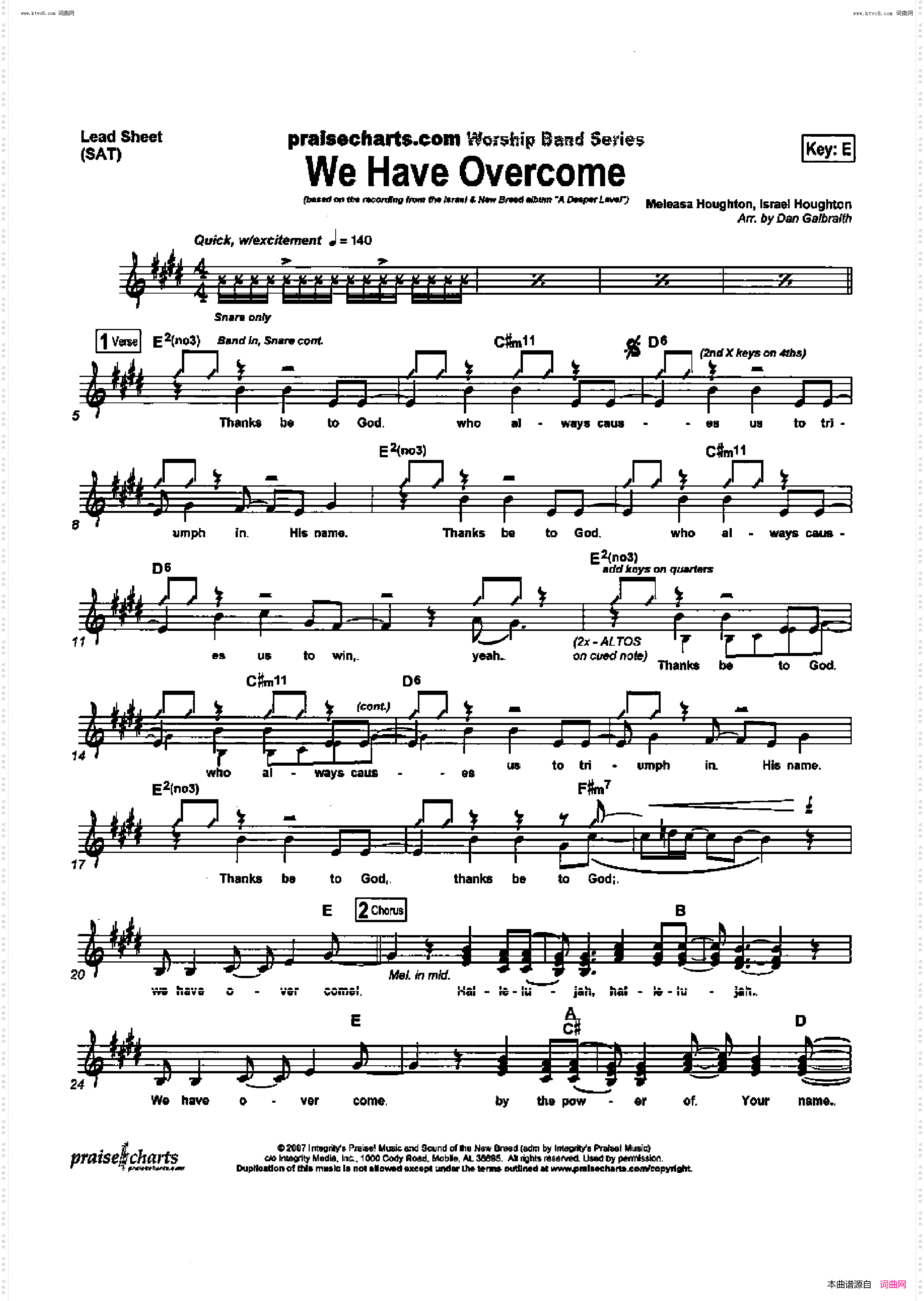 We Have Overcome_歌曲 人声伴奏