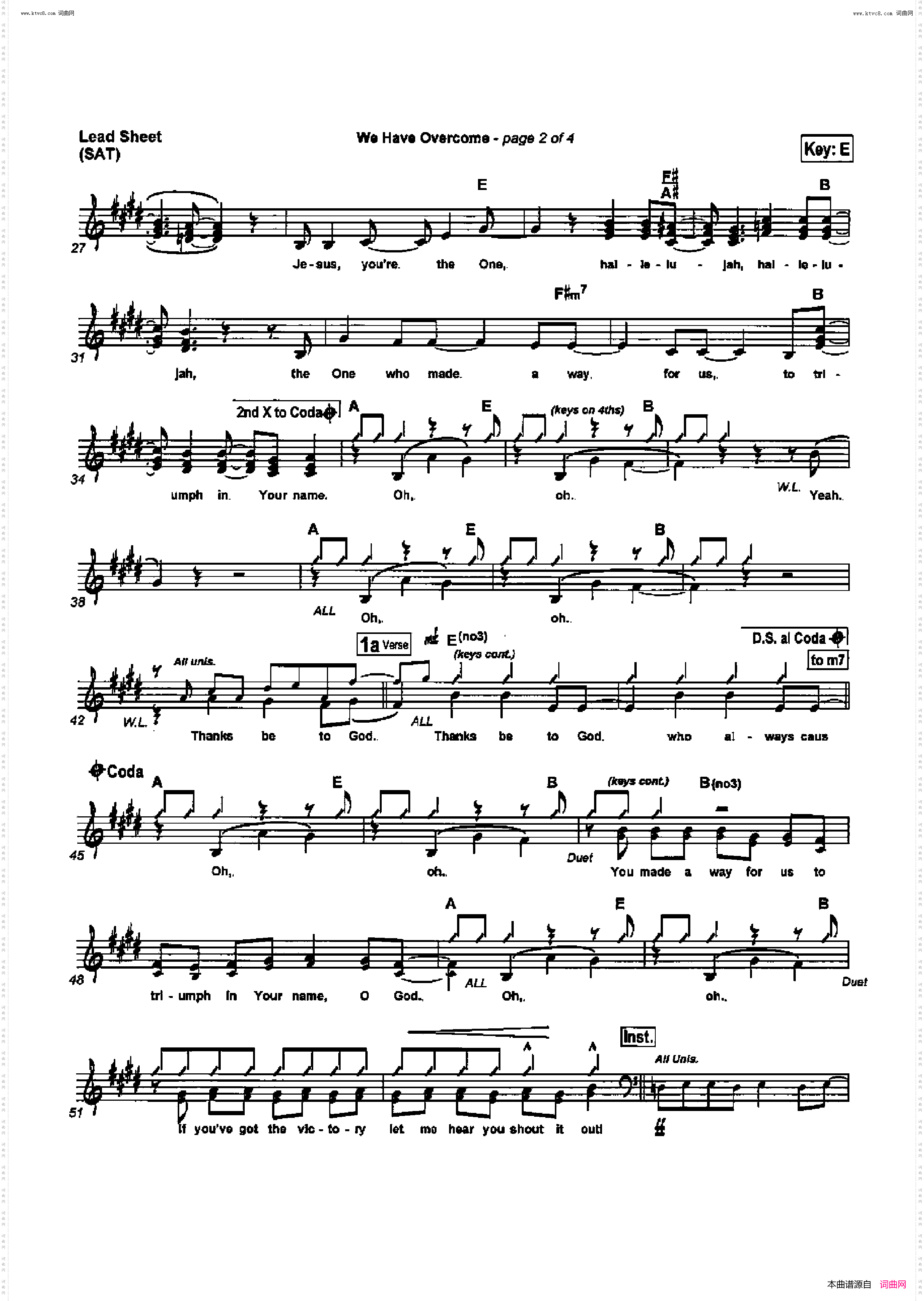 We Have Overcome_歌曲 人声伴奏