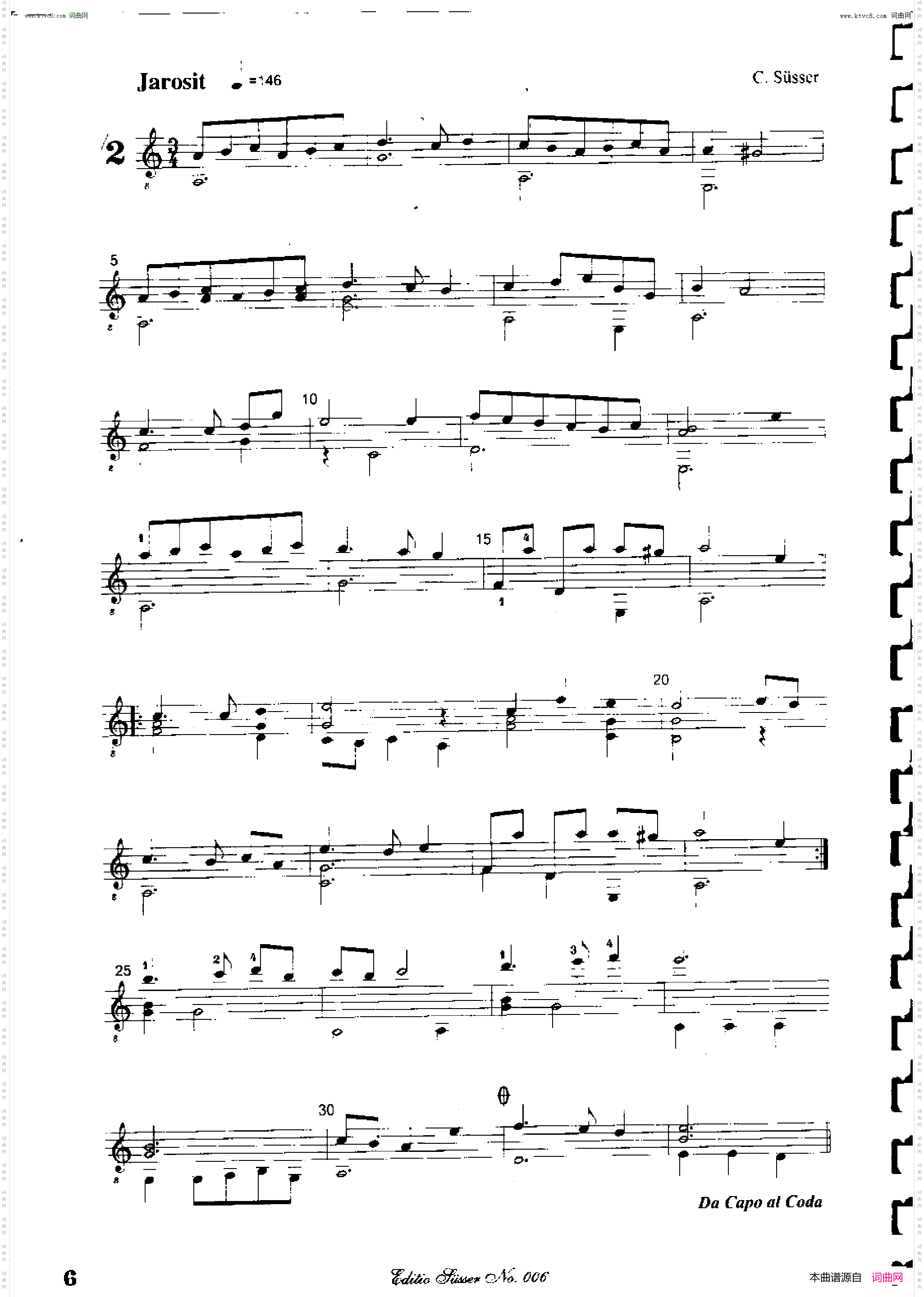 Classical guitar－Susser Ctibor_No 6, Fantazie ze sveta mineralu