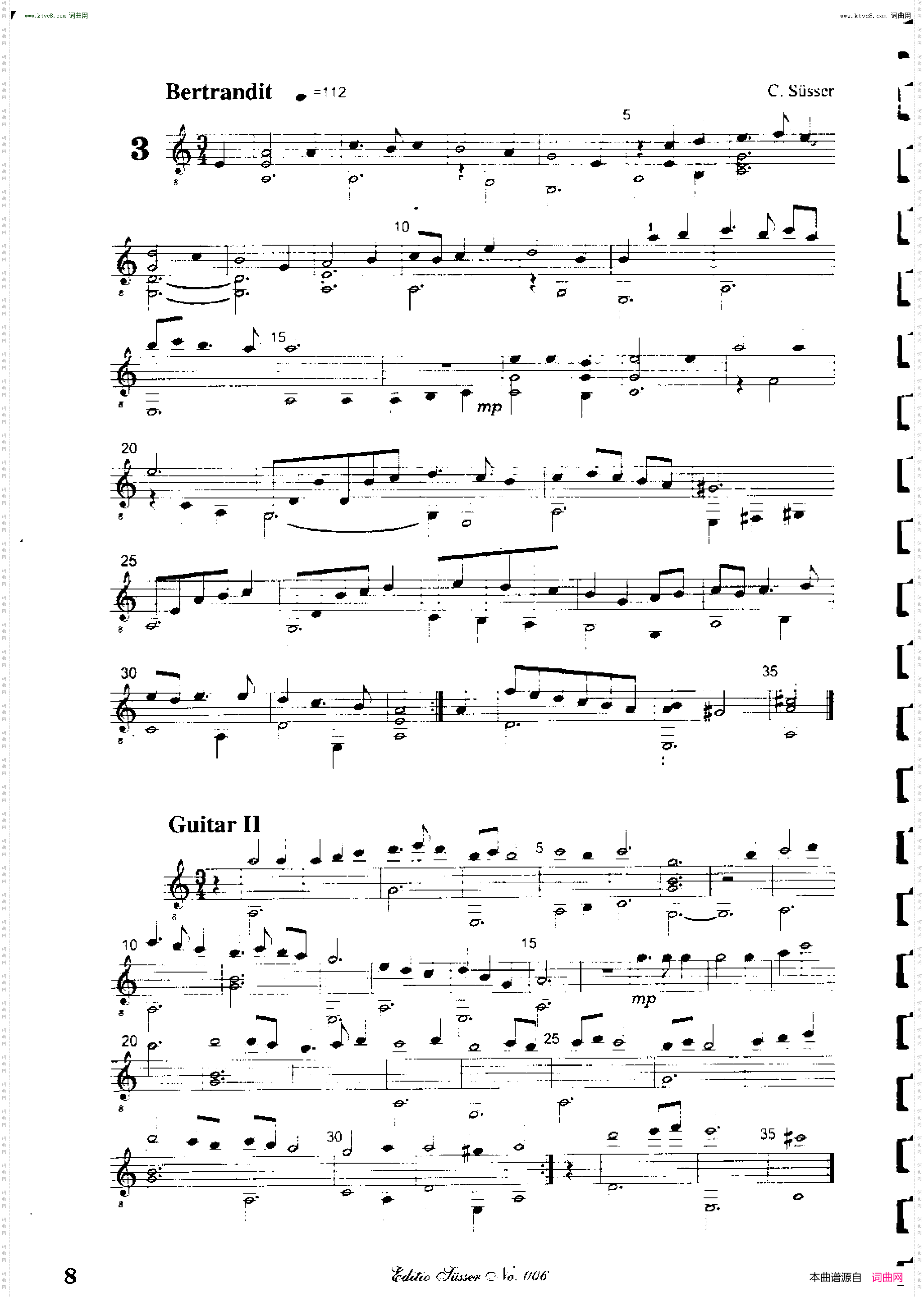Classical guitar－Susser Ctibor_No 6, Fantazie ze sveta mineralu