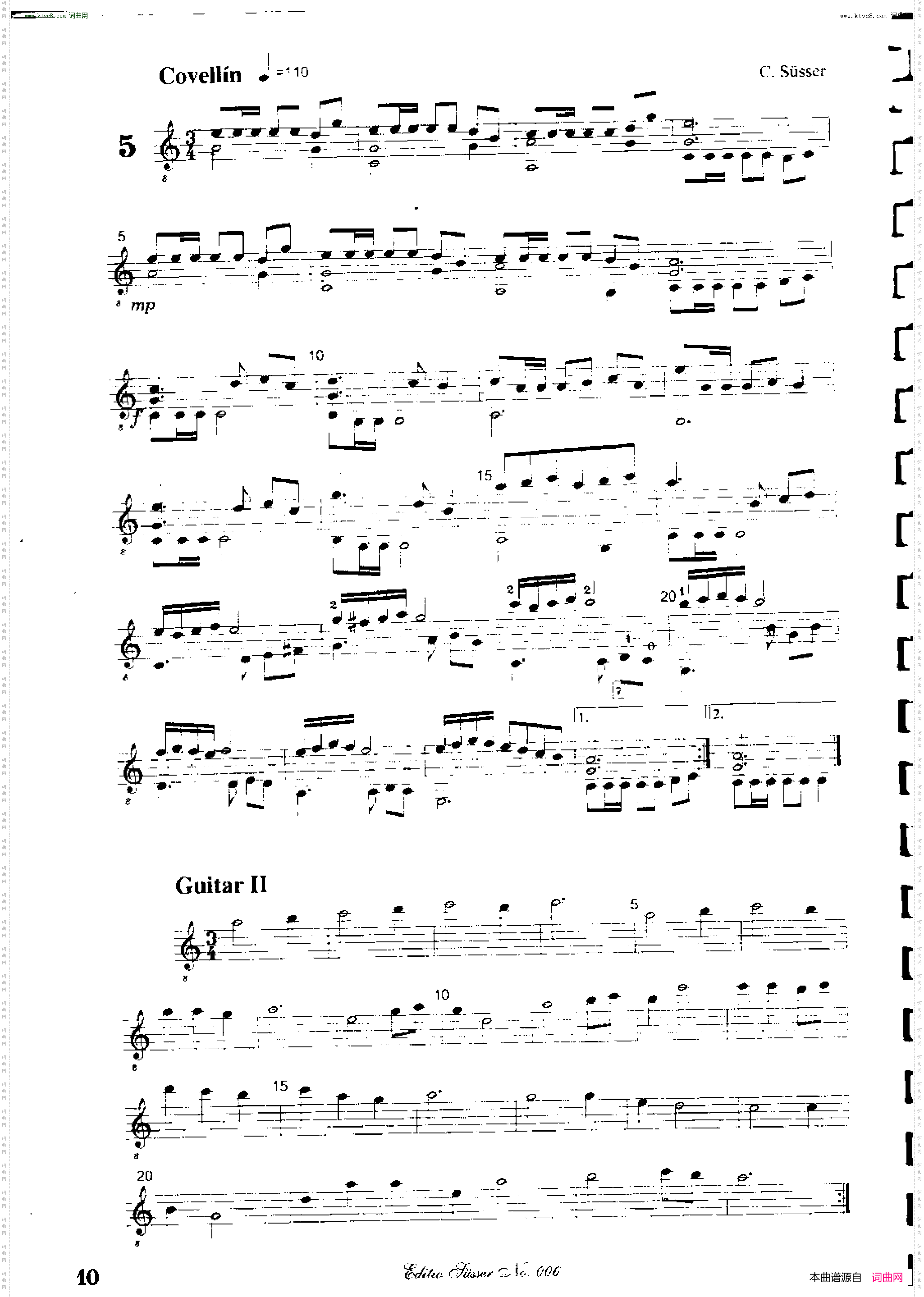 Classical guitar－Susser Ctibor_No 6, Fantazie ze sveta mineralu
