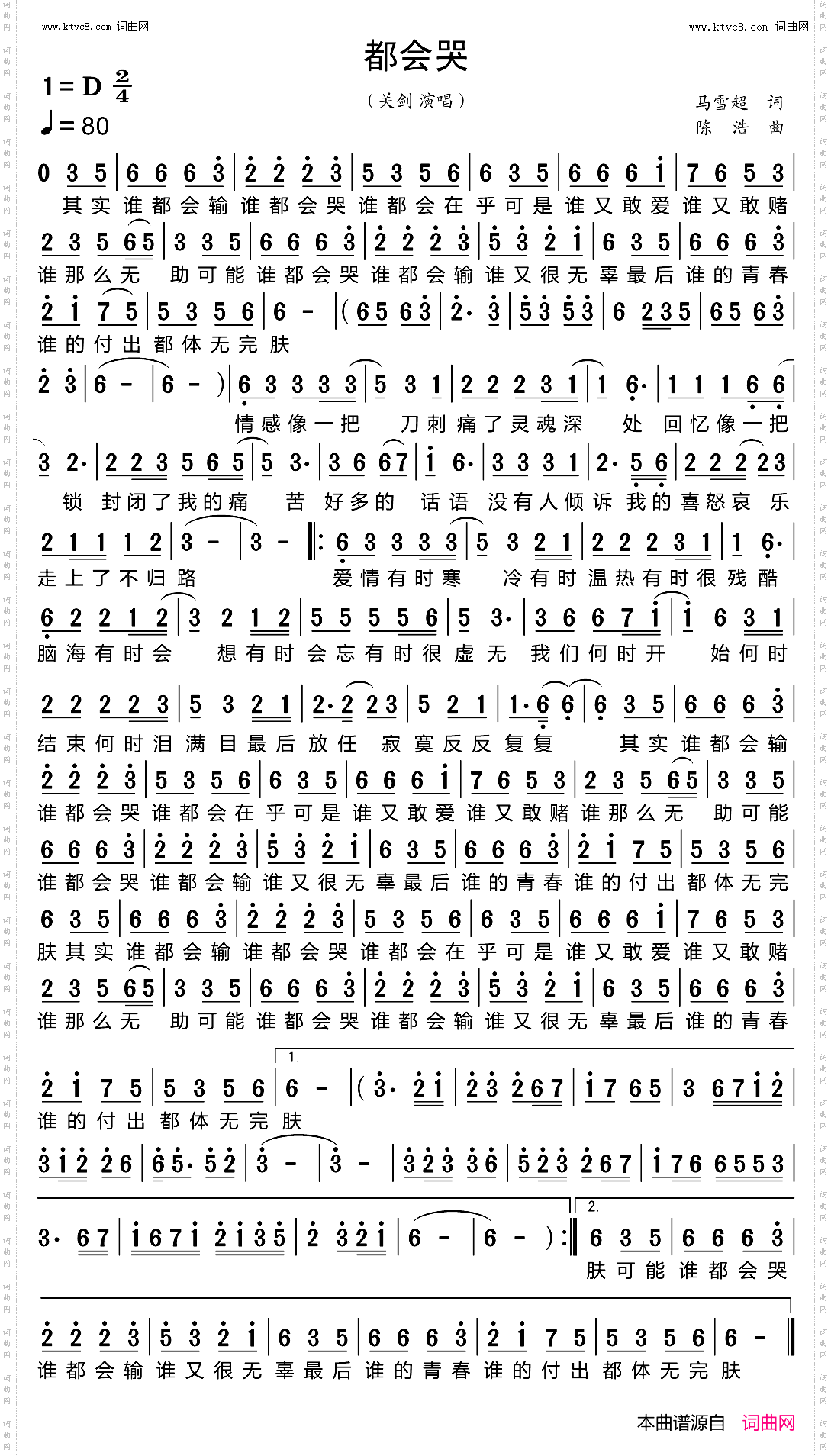 都会哭