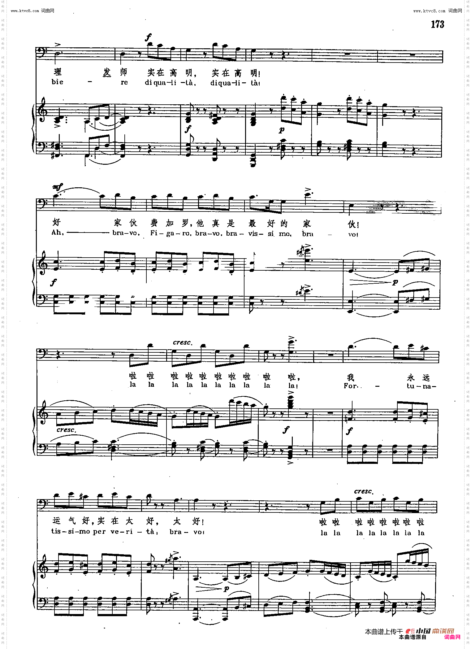 我来了，大家都让开_声乐教学曲库2-25【意】 选自歌剧《塞维利亚的理发师》
