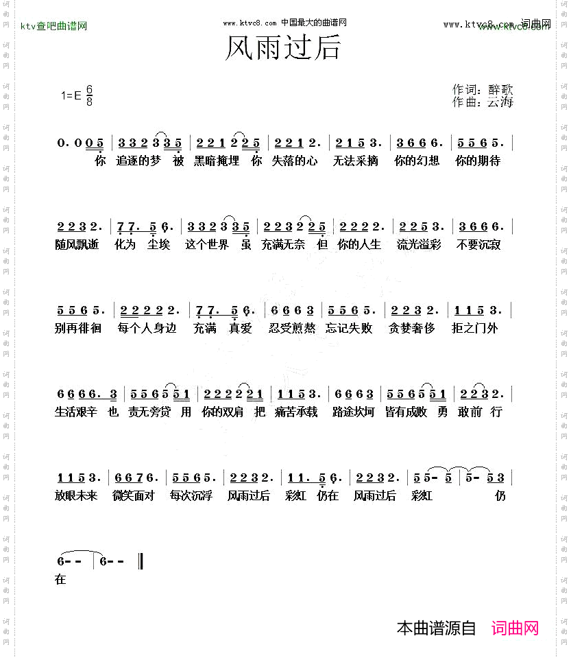 风雨过后