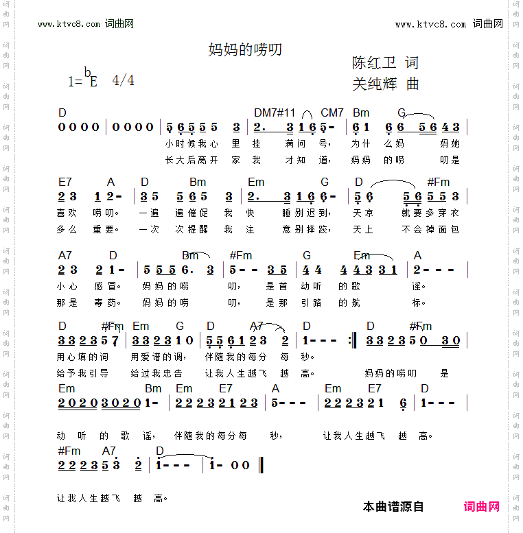 妈妈的唠叨